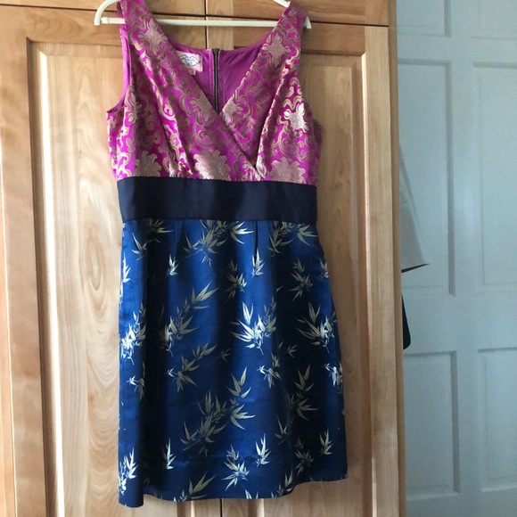 Anthropologie Dresses & Skirts - Phoebe Couture dress with gold embroidery